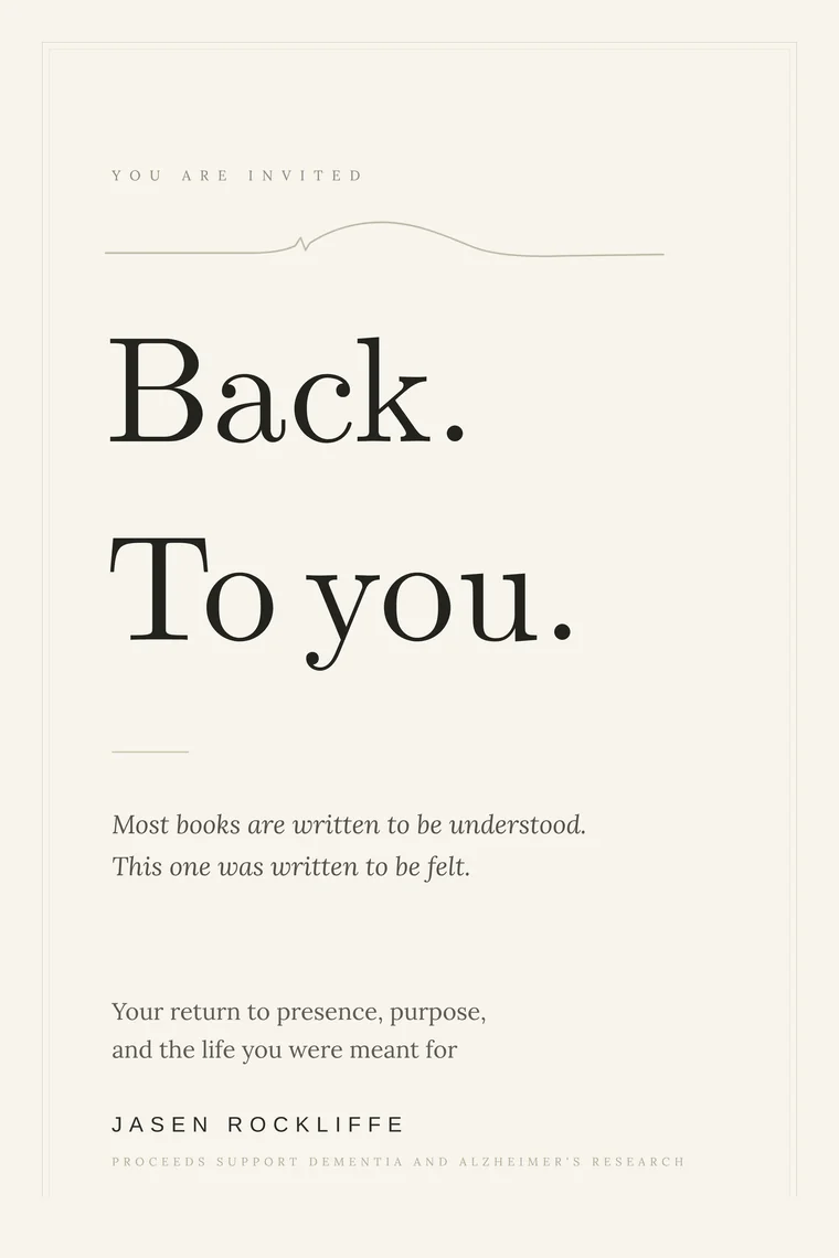 Front cover of Back. To you. by Jasen Rockliffe